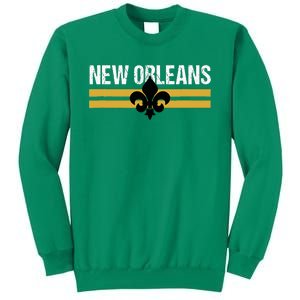 New Orleans Fleurdelis Fleurdelys Lily Icon New Orlean Sweatshirt