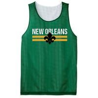 New Orleans Fleurdelis Fleurdelys Lily Icon New Orlean Mesh Reversible Basketball Jersey Tank