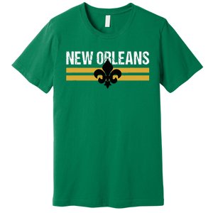 New Orleans Fleurdelis Fleurdelys Lily Icon New Orlean Premium T-Shirt