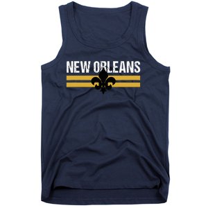 New Orleans Fleurdelis Fleurdelys Lily Icon New Orlean Tank Top