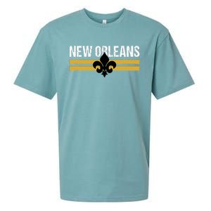 New Orleans Fleurdelis Fleurdelys Lily Icon New Orlean Sueded Cloud Jersey T-Shirt