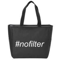 #nofilter Zip Tote Bag