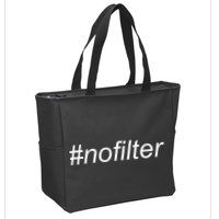 #nofilter Zip Tote Bag