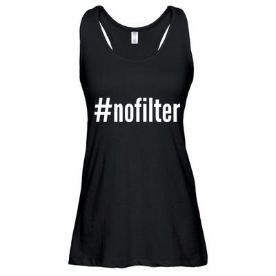 #nofilter Hastag No Filter Ladies Essential Flowy Tank