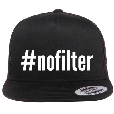 #nofilter Hastag No Filter Flatbill Hat