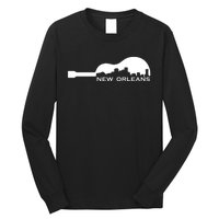 New Orleans Guitar Skyline Long Sleeve Shirt