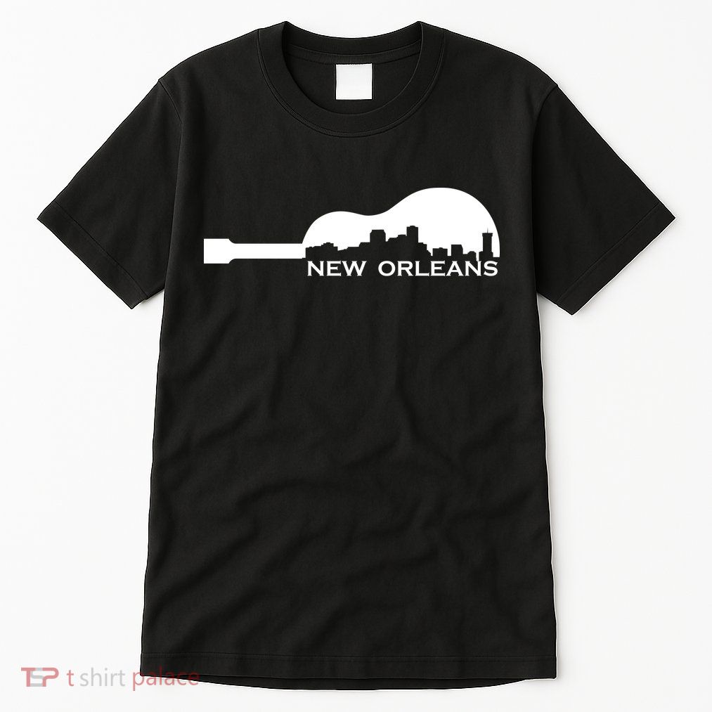 New Orleans Guitar Skyline Tall T-Shirt