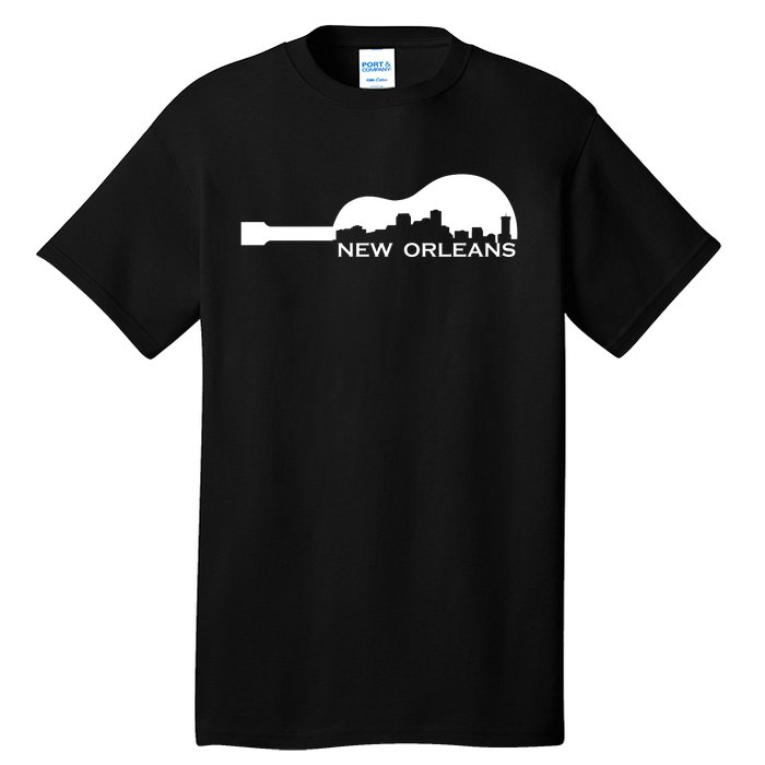 New Orleans Guitar Skyline Tall T-Shirt