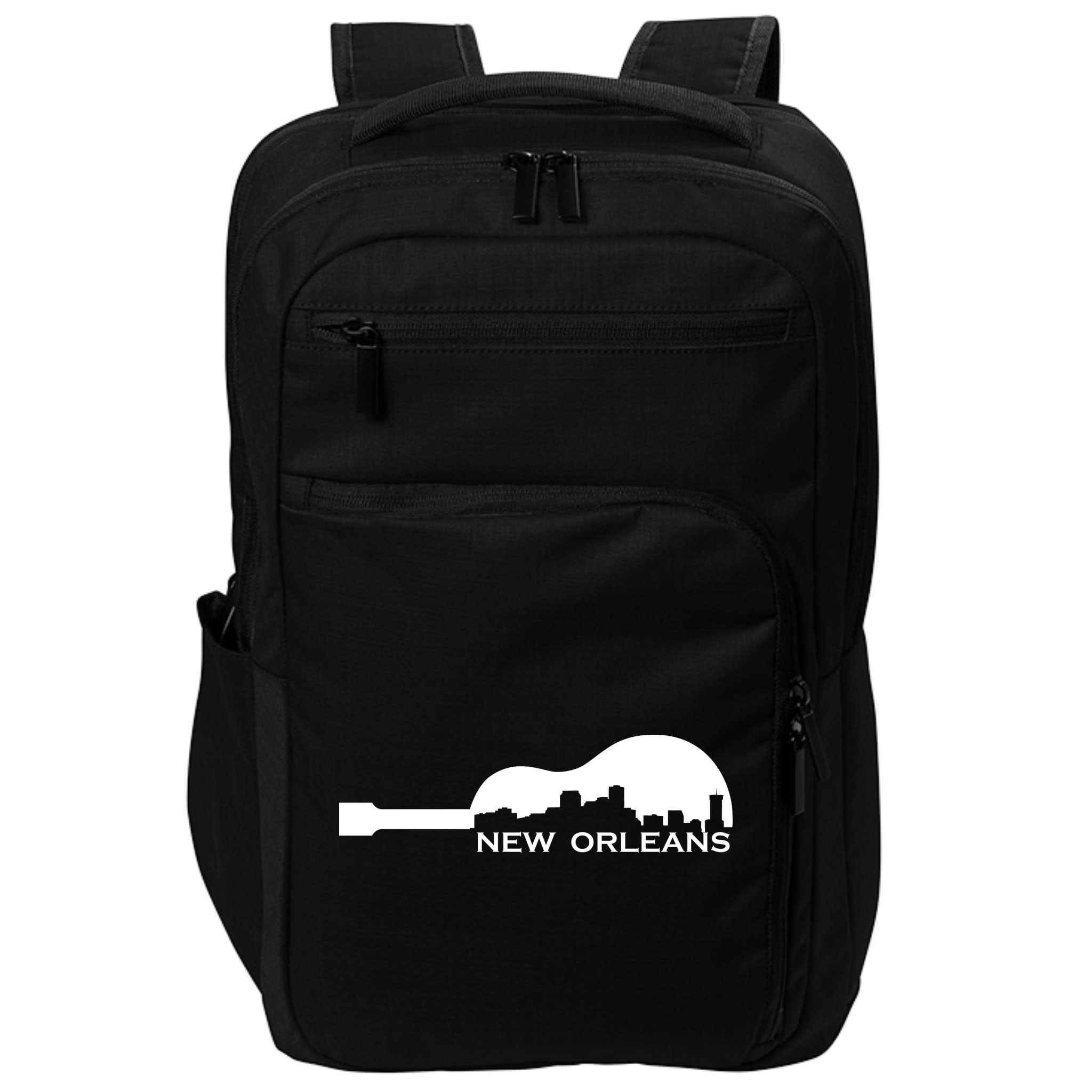 New Orleans Guitar Skyline Impact Tech Backpack