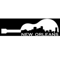 New Orleans Guitar Skyline Bumper Sticker