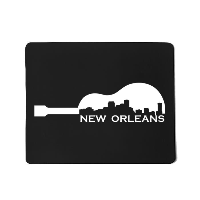 New Orleans Guitar Skyline Mousepad