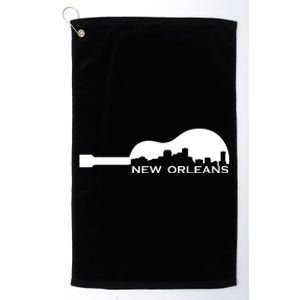 New Orleans Guitar Skyline Platinum Collection Golf Towel