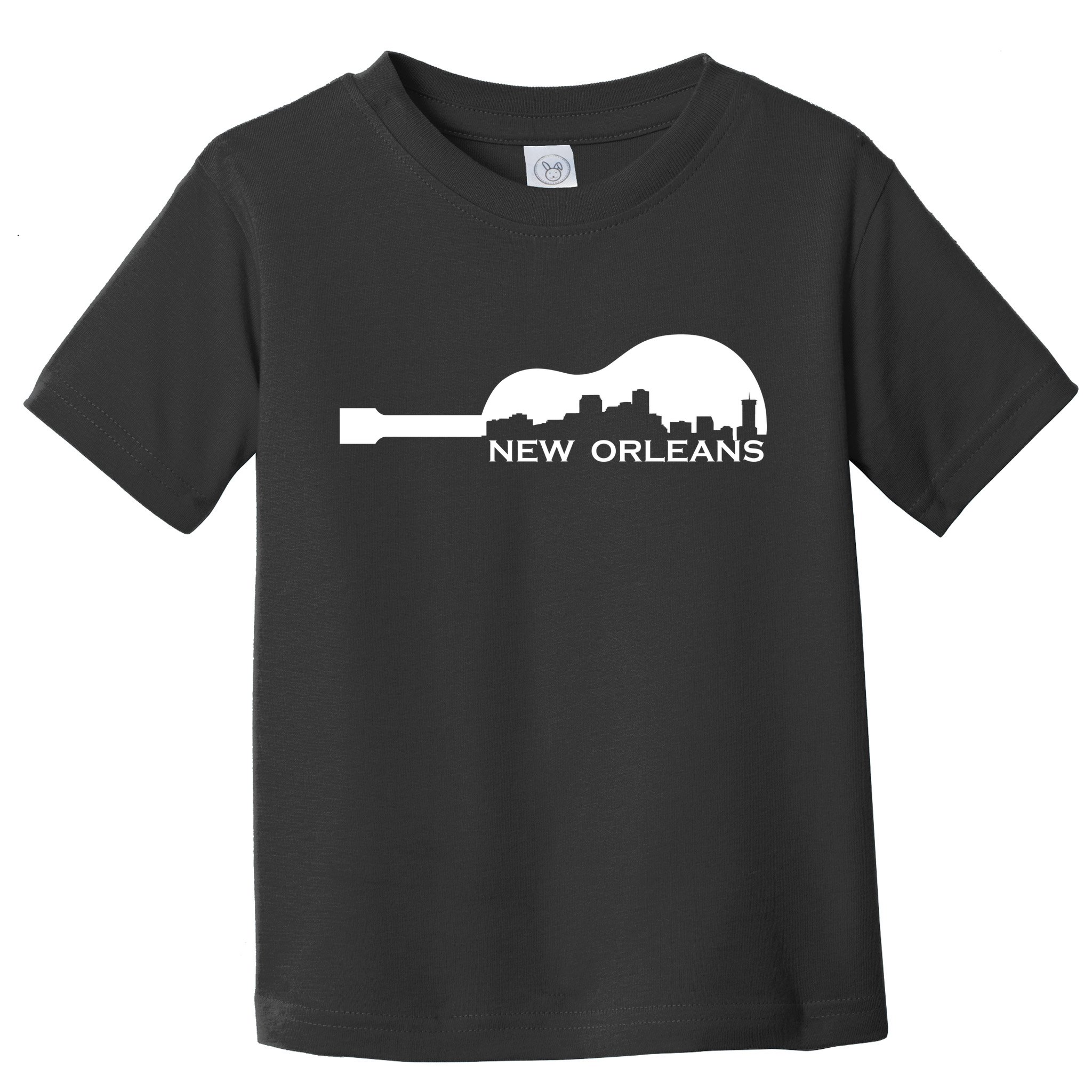 New Orleans Guitar Skyline Toddler T-Shirt