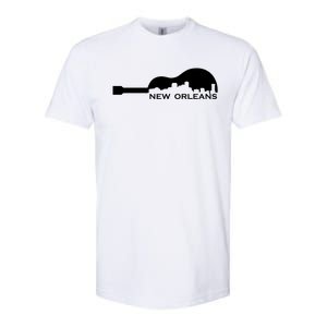 New Orleans Guitar Skyline Softstyle CVC T-Shirt