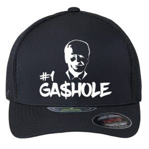 Number One Gashole Funny Joe Biden Flexfit Unipanel Trucker Cap