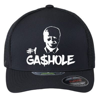 Number One Gashole Funny Joe Biden Flexfit Unipanel Trucker Cap