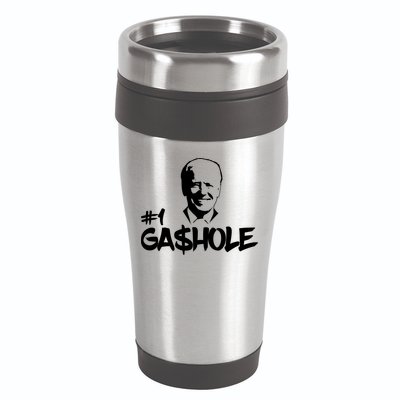 Number One Gashole Funny Joe Biden 16oz Travel Tumbler
