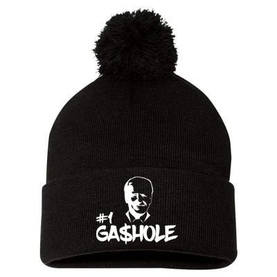Number One Gashole Funny Joe Biden Pom Pom 12in Knit Beanie