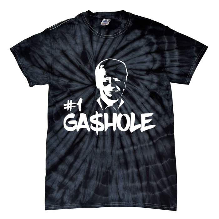 Number One Gashole Funny Joe Biden Tie-Dye T-Shirt