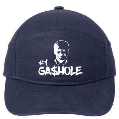 Number One Gashole Funny Joe Biden 7-Panel Snapback Hat