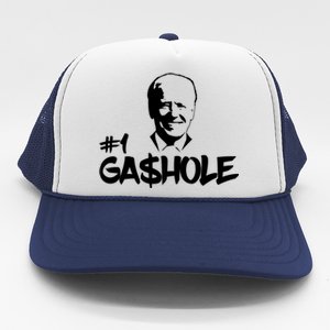 Number One Gashole Funny Joe Biden Trucker Hat