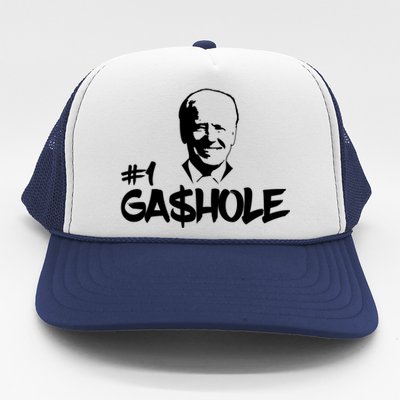 Number One Gashole Funny Joe Biden Trucker Hat