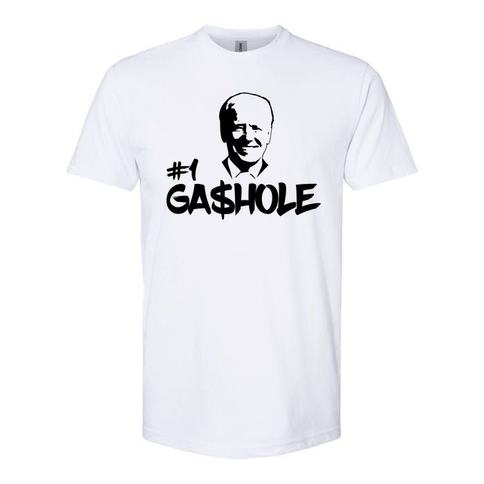 Number One Gashole Funny Joe Biden Softstyle CVC T-Shirt