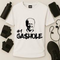 Number One Gashole Funny Joe Biden Cooling Performance Crew T-Shirt