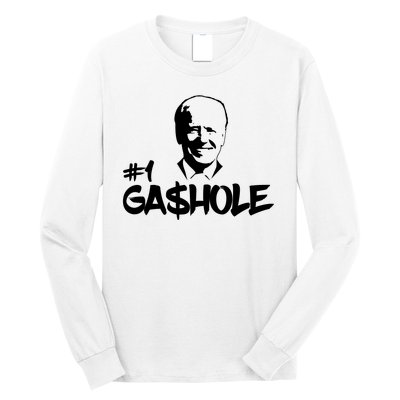 Number One Gashole Funny Joe Biden Long Sleeve Shirt