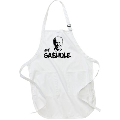 Number One Gashole Funny Joe Biden Full-Length Apron With Pockets