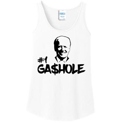 Number One Gashole Funny Joe Biden Ladies Essential Tank