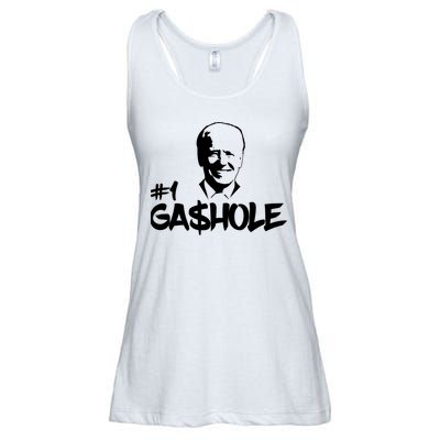 Number One Gashole Funny Joe Biden Ladies Essential Flowy Tank