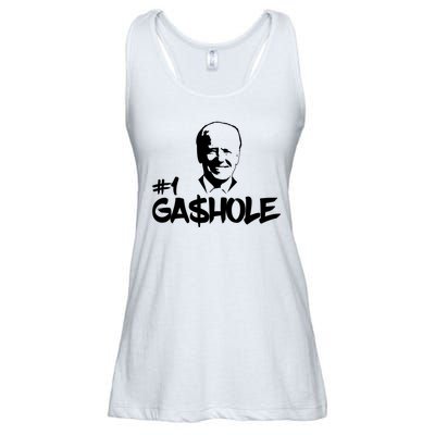 Number One Gashole Funny Joe Biden Ladies Essential Flowy Tank