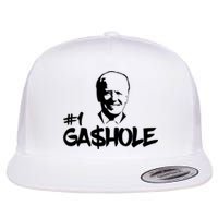 Number One Gashole Funny Joe Biden Flat Bill Trucker Hat