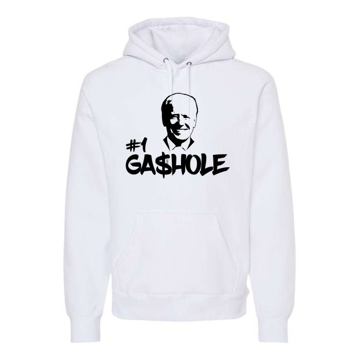 Number One Gashole Funny Joe Biden Premium Hoodie