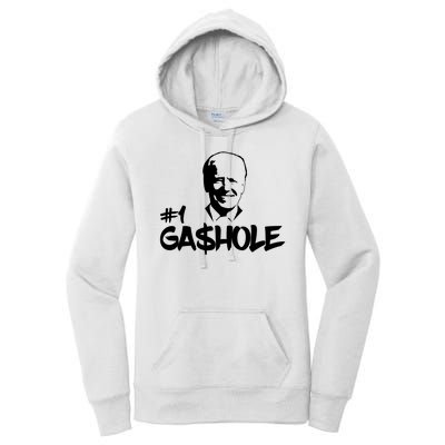 Number One Gashole Funny Joe Biden Women's Pullover Hoodie