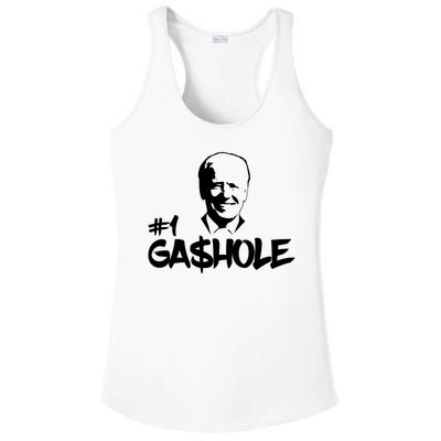 Number One Gashole Funny Joe Biden Ladies PosiCharge Competitor Racerback Tank