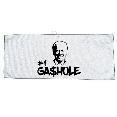 Number One Gashole Funny Joe Biden Large Microfiber Waffle Golf Towel