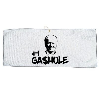 Number One Gashole Funny Joe Biden Large Microfiber Waffle Golf Towel