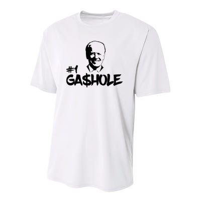 Number One Gashole Funny Joe Biden Youth Performance Sprint T-Shirt