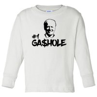 Number One Gashole Funny Joe Biden Toddler Long Sleeve Shirt