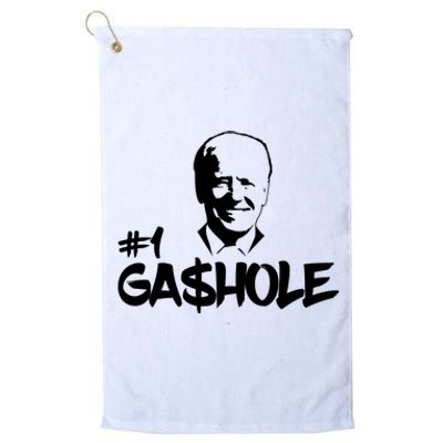 Number One Gashole Funny Joe Biden Platinum Collection Golf Towel