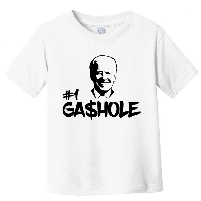 Number One Gashole Funny Joe Biden Toddler T-Shirt