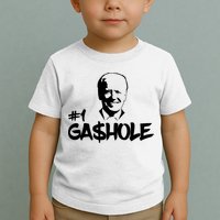 Number One Gashole Funny Joe Biden Toddler T-Shirt