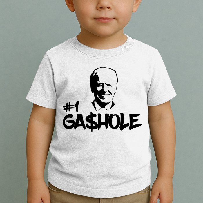 Number One Gashole Funny Joe Biden Toddler T-Shirt