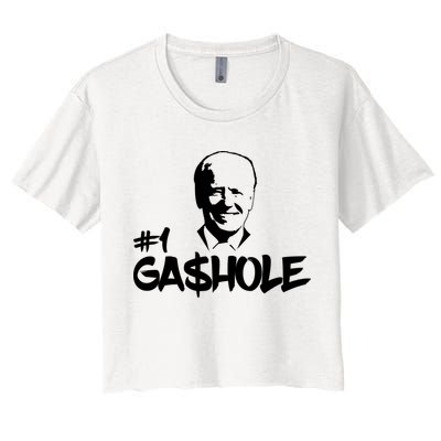 Number One Gashole Funny Joe Biden Crop Top
