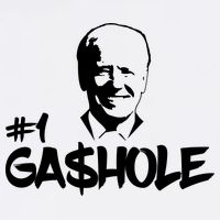 Number One Gashole Funny Joe Biden Cropped Pullover Crew