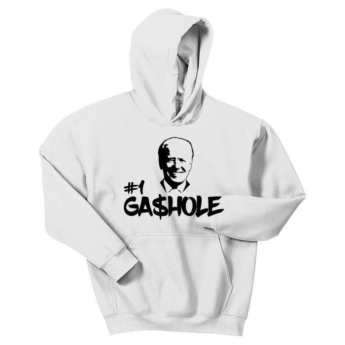 Number One Gashole Funny Joe Biden Kids Hoodie