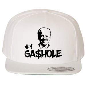 Number One Gashole Funny Joe Biden Wool Snapback Cap