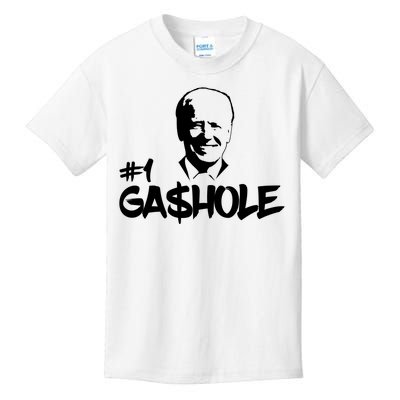 Number One Gashole Funny Joe Biden Kids T-Shirt